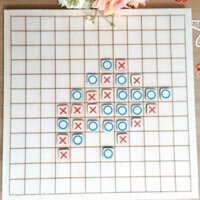 Bộ Cờ Caro 2 Người, Đồ Chơi Phát Triển Tư Duy, Nhận Thức, Đồ Chơi Gỗ, Phù Hợp Cho Bé Từ 5 Tuổi