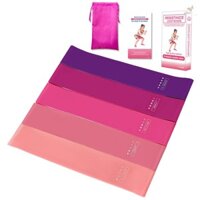 Bộ Có Dây Đeo Co Giãn Booty Loop Bands Mang Theo Dây Kháng Vòng Mang Theo Với 5 Chiếc Bộ Đàn Hồi Có Dây Đeo Đến] Vòng Mang Dây Chống Co Giãn 5 Cái 5