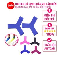 Bộ cố định chân nhái lặn biển 1141 chất liệu silicone giữ cố định, cao cấp POPO