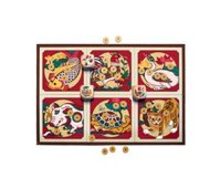 Bộ cờ kiêm thủ công "GÀ HEO CÁ CỌP" (Lắc Bầu Cua)