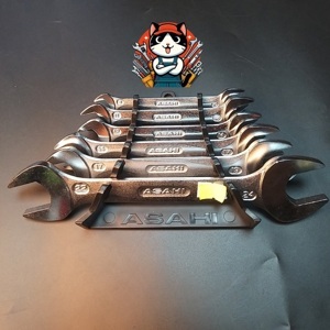 Bộ cờ lê 2 đầu miệng 6 chi tiết Asahi SLAS62