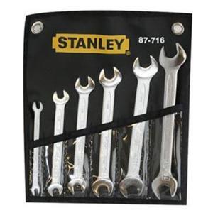 Bộ cờ lê 2 đầu miệng 8 chi tiết Stanley 87-718 - 6-22mm