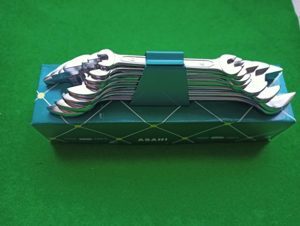 Bộ cờ lê 2 đầu miệng 8 chi tiết Asahi SMS0800