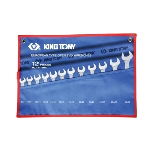 Bộ cờ lê 2 đầu mở 12 chiếc Kingtony 1112MRN