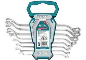 Bộ cờ lê 2 đầu vòng 8 chi tiết Total THT102486 6-22mm