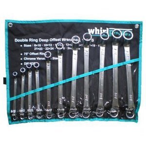 Bộ cờ lê 2 đầu vòng Whirl Power 124-TV01-0311, 11 chi tiết