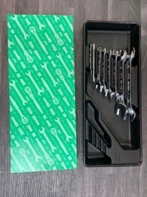 Bộ cờ lê 8 chiếc hai đầu mở KTC TS208