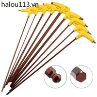 Bộ cờ lê Allen Đơn hình chữ t Allen Công cụ tuốc nơ vít mở rộng Cờ lê Allen lục giác Góc lục giác 6mm
