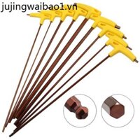 Bộ cờ lê Allen Đơn hình chữ t Allen Công cụ tuốc nơ vít mở rộng Cờ lê Allen lục giác Góc lục giác 6mm