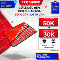 Bộ Cờ Lê Cao Cấp Mỹ 14 Cây Vòng Miệng Chìa Khóa Từ 8 đến 24 Khóa Vòng Miệng