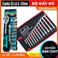 Bộ cờ Lê (cle )8-24 YEII 14 CHI TIẾT ( USA STANDARD ) + Bộ Cờ Lê Cắm Ratchet Đa Chức Năng