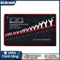 Bộ cờ Lê (cle )8-24 YEII 14 CHI TIẾT ( USA STANDARD ) khóa vòng miệng bộ cờ lê tự động