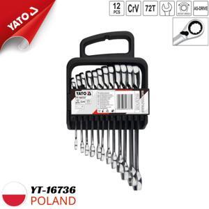 Bộ cờ lê đảo chiều 12 chi tiết 8-19mm YT-16737