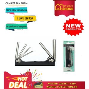 Bộ cờ lê đầu lục giác Wise 600-70