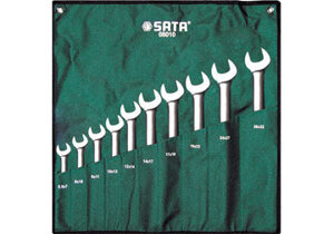 Bộ cờ lê hai đầu miệng 10 chi tiết Sata 08010 (08-010)