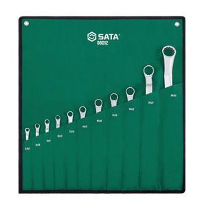Bộ cờ lê hai đầu vòng 10 chi tiết Sata 08012