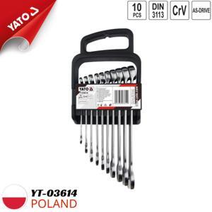Bộ cờ lê vòng miệng 10 chi tiết YT-03614