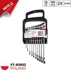 Bộ cờ lê vòng miệng 10 chi tiết YT-03613