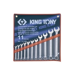 Bộ cờ lê vòng miệng 11 chi tiết hệ inch Kingtony 1211SR