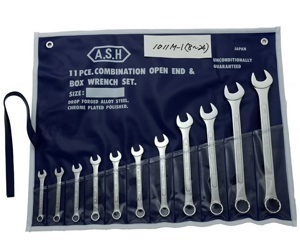 Bộ cờ lê vòng miệng 11 chi tiết 8-24mm Asahi 1011M-1