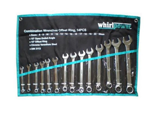 Bộ cờ lê vòng miệng 14 chi tiết Whirl Power 124-TV01-0114