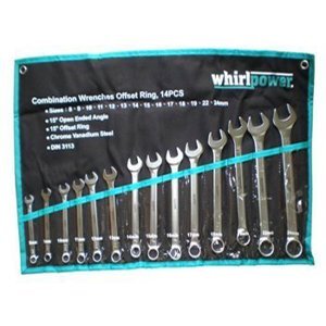 Bộ cờ lê vòng miệng 14 chi tiết Whirl Power 124-TV01-0114