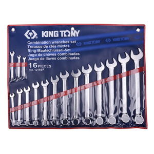 Bộ cờ lê vòng miệng 16 chi tiết Kingtony 1216SR