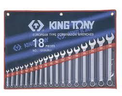 Bộ Cờ lê vòng miệng 18 chi tiết Kingtony 1218MR01 - 6-24mm