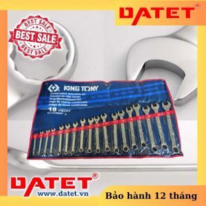 Bộ Cờ lê vòng miệng 18 chi tiết Kingtony 1218MR01 - 6-24mm