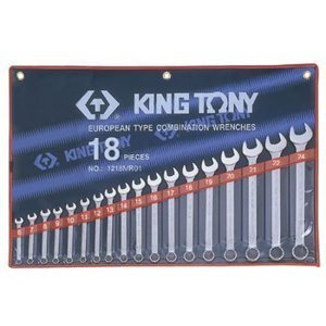 Bộ Cờ lê vòng miệng 18 chi tiết Kingtony 1218MR01 - 6-24mm