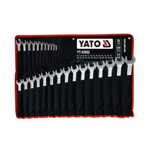 Bộ cờ lê vòng miệng 26 chi tiết YT-03652