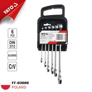 Bộ cờ lê vòng miệng 6 chi tiết YT-03606