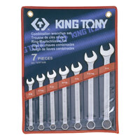 Bộ cờ lê vòng miệng 7 chi tiết 10-19mm Kingtony 1207SR