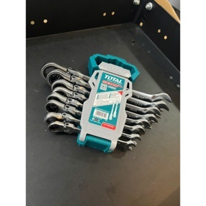 Bộ cờ lê vòng miệng 8 chi tiết Total THT102RK086, 8-19mm