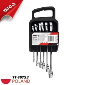 Bộ cờ lê vòng miệng đảo chiều 6 chi tiết 8-16mm Yato YT-16733