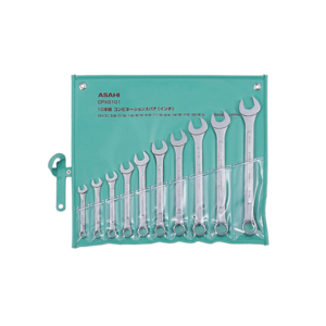 Bộ cờ lê vòng miệng hệ inch 11 chi tiết 3/8”-1” Asahi 1011
