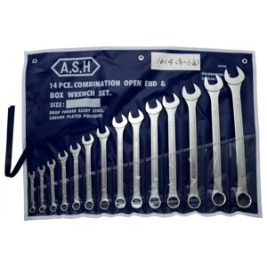 Bộ cờ lê vòng miệng hệ inch 14 chi tiết 3/8”-1.1/4” Asahi 1014