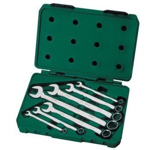 Bộ cờ lê vòng miệng hệ mét 7 chi tiết-Sata 09036