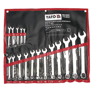 Bộ cờ lê vòng miệng hệ mét 8 - 32mm Yato 17 chi tiết YT-0067
