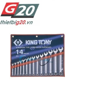 Bộ cờ lê vòng miệng hệ mét Kingtony 1214MR01, 14 cái 10-32mm