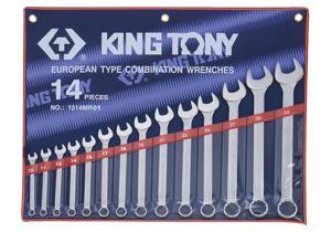 Bộ cờ lê vòng miệng hệ mét Kingtony 1214MR01, 14 cái 10-32mm