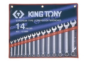 Bộ cờ lê vòng miệng hệ mét Kingtony 1214MR01, 14 cái 10-32mm