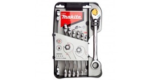 Bộ cờ lê vòng miệng tự động 8 chi tiết Makita B-65523