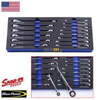 Bộ cờ lê vòng miệng tự lắc 14 cây Mỹ BPS15A Blue Point-Snap On