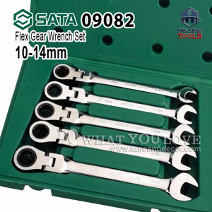 Bộ cờ lê vòng tự động 5 chi tiết Sata 09-082 - 10-14mm