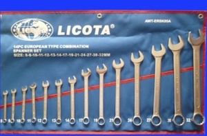 Bộ cờ lê vòng và miệng xi mờ cao cấp 8-32