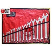 Bộ cờ lê yeti 15 cây tiêu chuẩn usa 8mm-32mm, Bộ cờ lê Yeti USA 15 chi tiết 8-32( khoá vòng miệng)