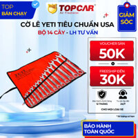 Bộ Cờ Lê YeTi Cao Cấp Mỹ 14 Cây Vòng Miệng Chìa Khóa Từ 8 đến 24 Khóa Vòng Miệng