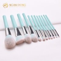 BỘ CỌ MAKE UP CÁ NHÂN XANH