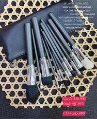 Bộ cọ makeup cá nhân 12 cây cán đen